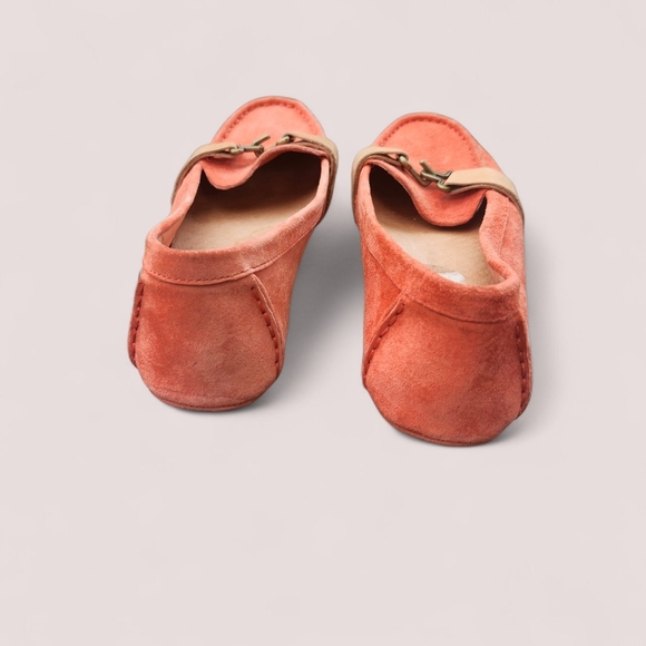 UGG Orange Loafers US 8 Leather Moccasins - Picture 5 of 16